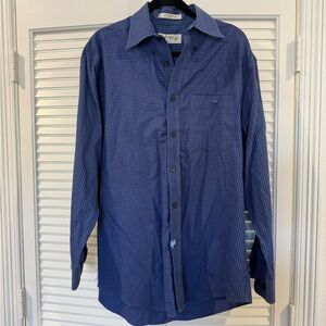 Orvis Blue Checkered Casual Button Down Shirt